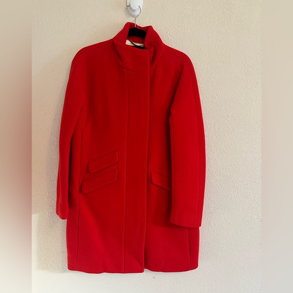 J Crew Cacoon Italian stadium wool coat. Looks brand new !! Christmas time!! - Picture 6 of 11